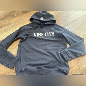 Lululemon city sweat Men's Hooded Sweatshirt - navy blue  size medium